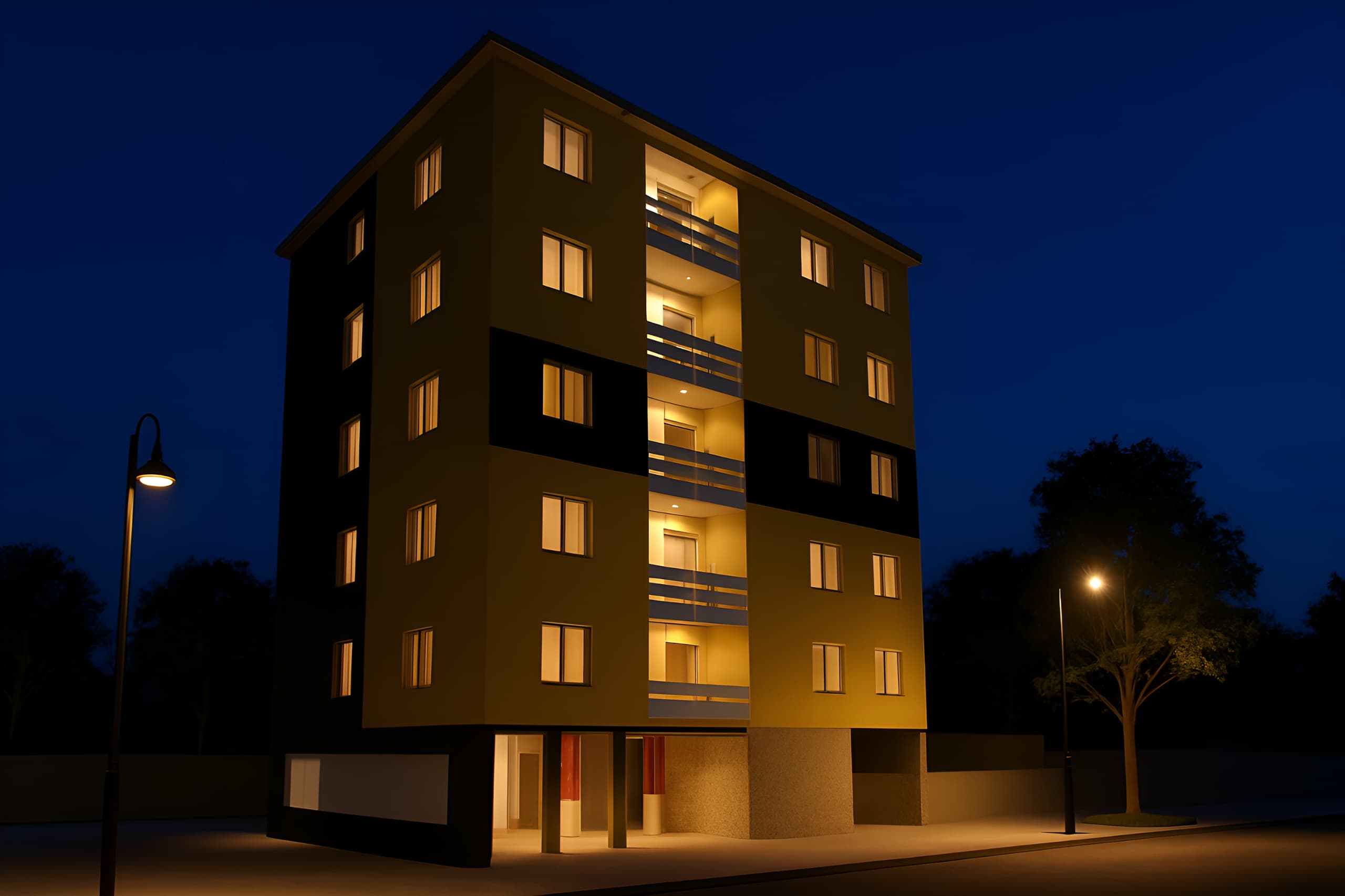 Immeuble collectif R+6